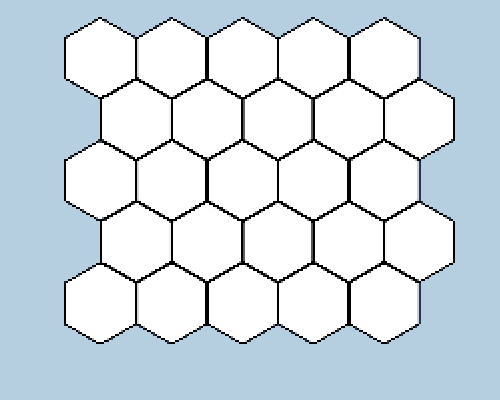 Correct Orientation of a Grid of Hexagons